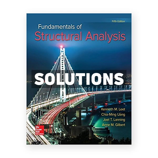 Fundamentals of Structural Analysis 5th edition Leet Solutions Manual