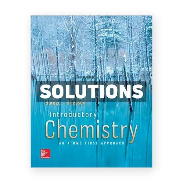 Introductory Chemistry An Atoms First Approach 1st edition Burdge Solutions Manual