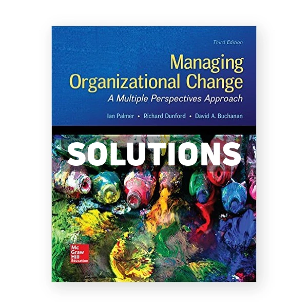 Managing Organizational Change A Multiple Perspectives Approach 3rd edition Palmer Solutions Manual