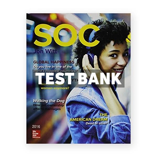 SOC 4th edition Witt Test Bank