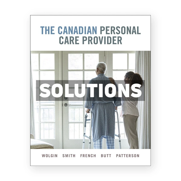 Canadian Personal Care Provider (Canadian) 1st edition Wolgin Solutions Manual