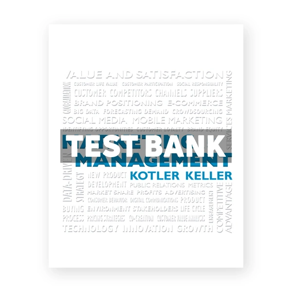 Marketing Management 15th edition Kotler Test Bank