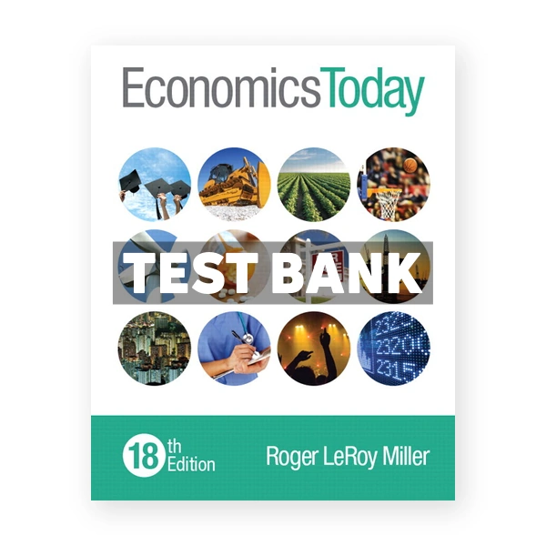 Economics Today 18th edition Roger LeRoy Miller Test Bank