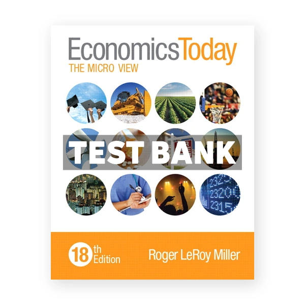 Economics Today The Micro View 18th edition Miller Test Bank