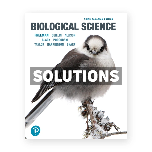 Biological Science (Canadian) 3rd edition Freeman Solutions Manual