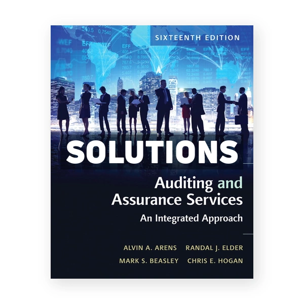 Auditing and Assurance Services 16th edition Arens Solutions Manual