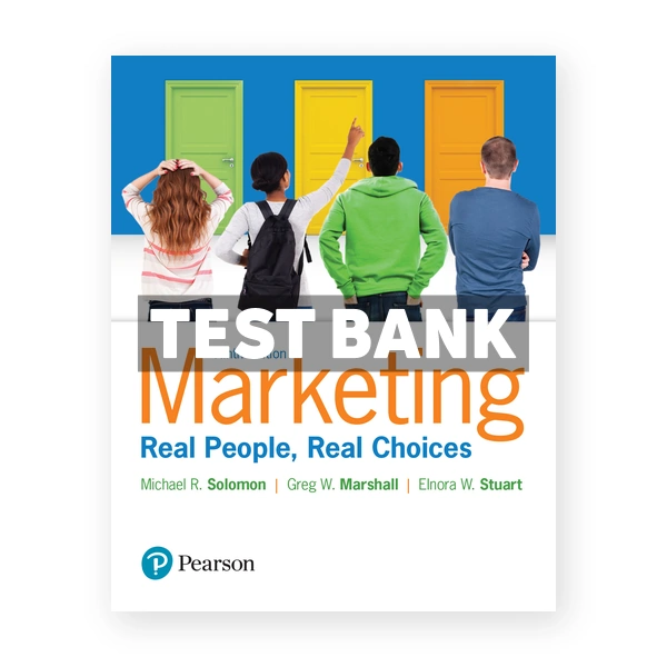 Marketing Real People Real Choices 9th edition Solomon Test Bank