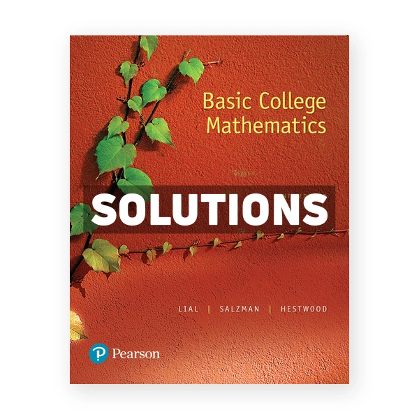 Basic College Mathematics 10th edition Lial Solutions Manual