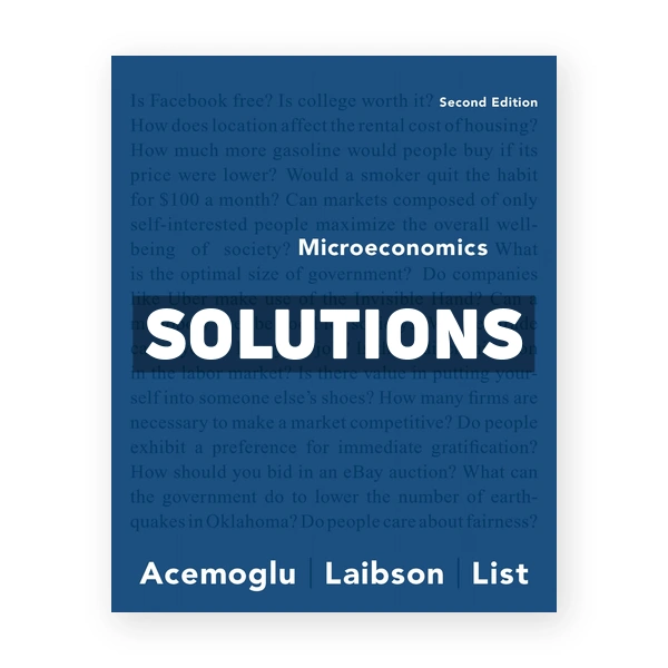 Microeconomics 2nd edition Acemoglu Solutions Manual