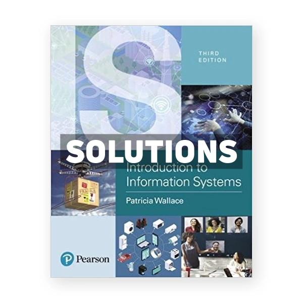Introduction to Information Systems People Technology and Processes 3rd edition Wallace Solutions Manual