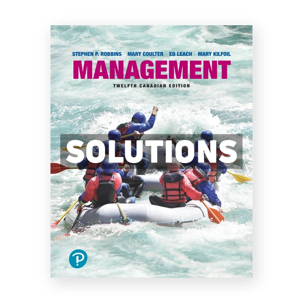 Management (Canadian) 12th edition Robbins Solutions Manual