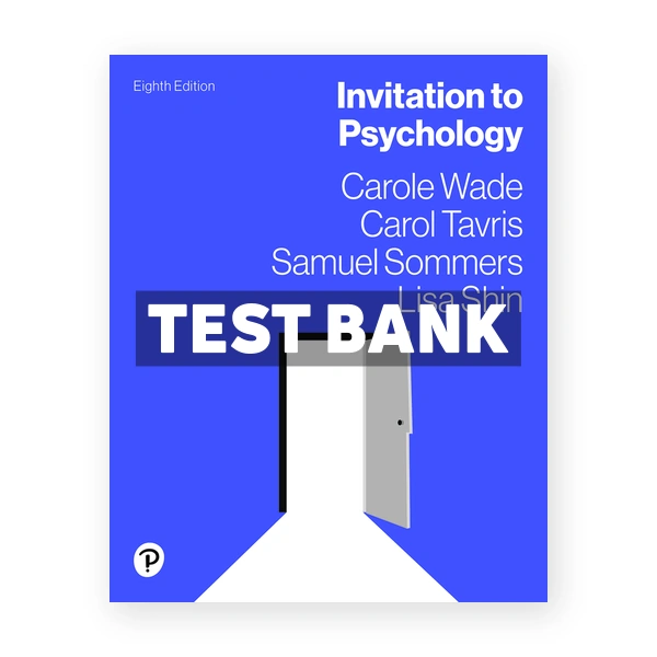 Invitation to Psychology 8th edition Wade Test Bank