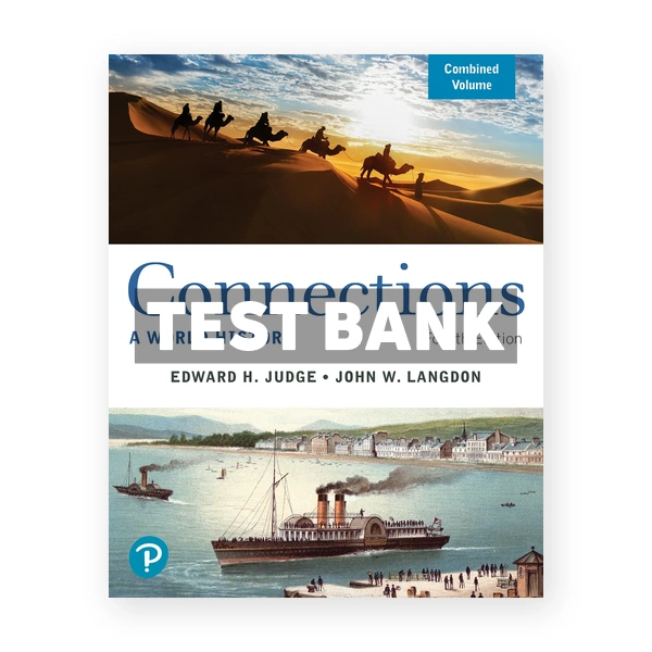Connections World History 4th edition Judge Test Bank
