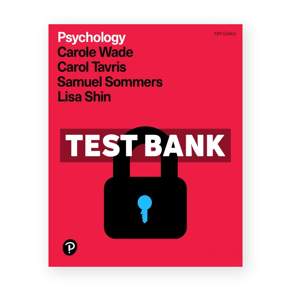 Psychology 13th edition Wade Test Bank