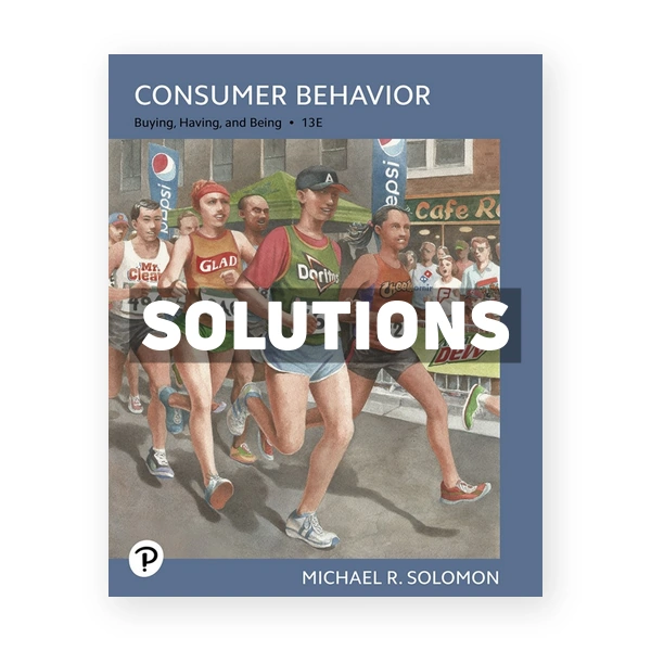 Consumer Behavior Buying Having Being 13th edition Solomon Solutions Manual