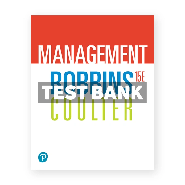 Management 15th edition Robbins Test Bank