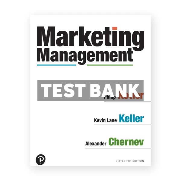 Marketing Management 16th edition Kotler Test Bank