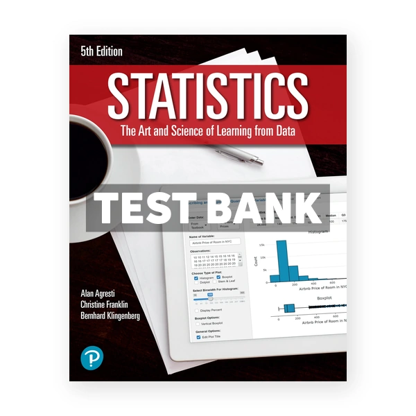 Statistics 5th edition Agresti Test Bank
