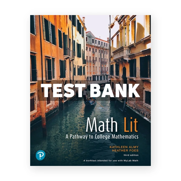 Math Lit 3rd edition Almy Test Bank