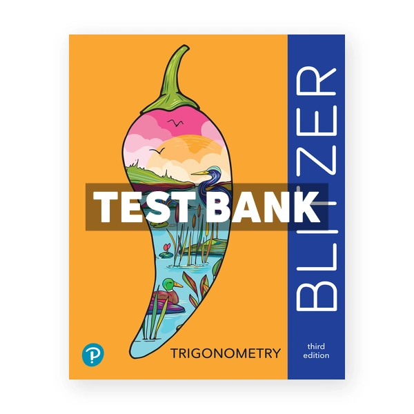 Trigonometry 3rd edition Blitzer Test Bank