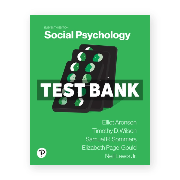 Social Psychology 11th edition Aronson Test Bank