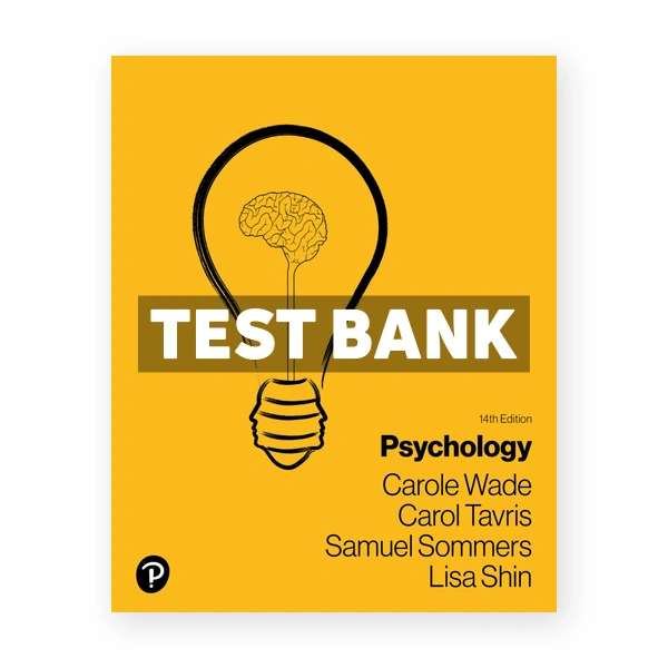 Psychology 14th edition Wade Test Bank