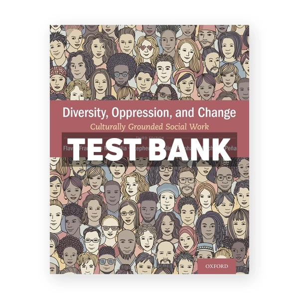 Diversity Oppression and Change - Culturally Grounded Social Work 3rd edition Marsiglia Test Bank