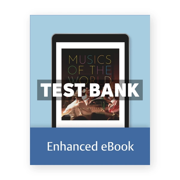 Musics of the World 1st edition Williams Test Bank