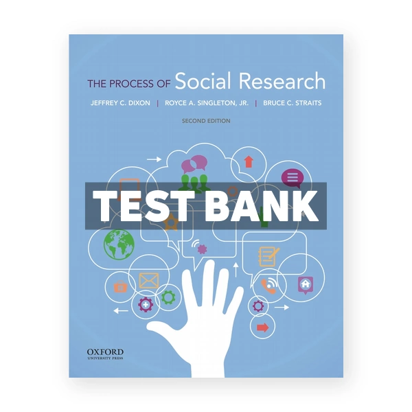 Process of Social Research 2nd edition Dixon Test Bank
