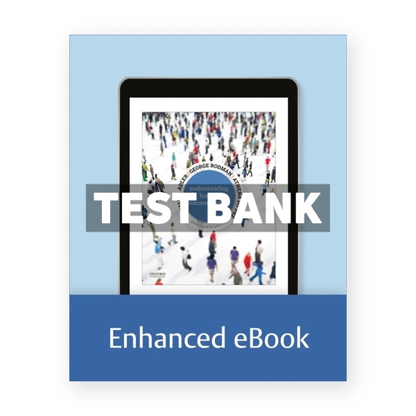 Understanding Human Communication 14th edition Adler Test Bank