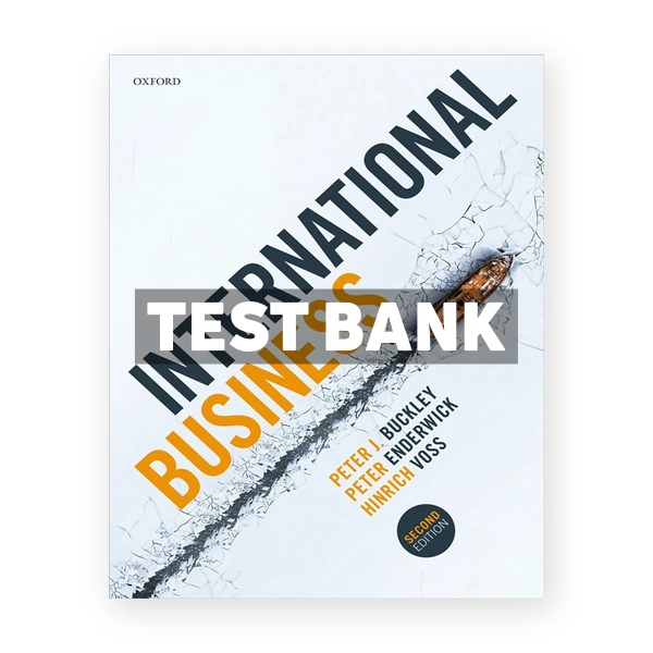 International Business 2nd edition Buckley Test Bank