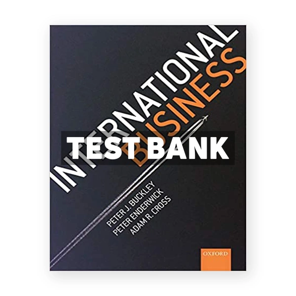 International Business 1st edition Buckley Test Bank