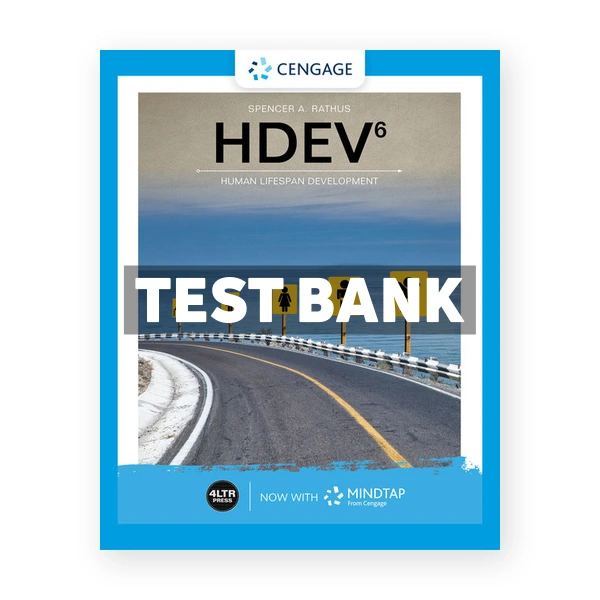 HDEV 6th edition Rathus Test Bank