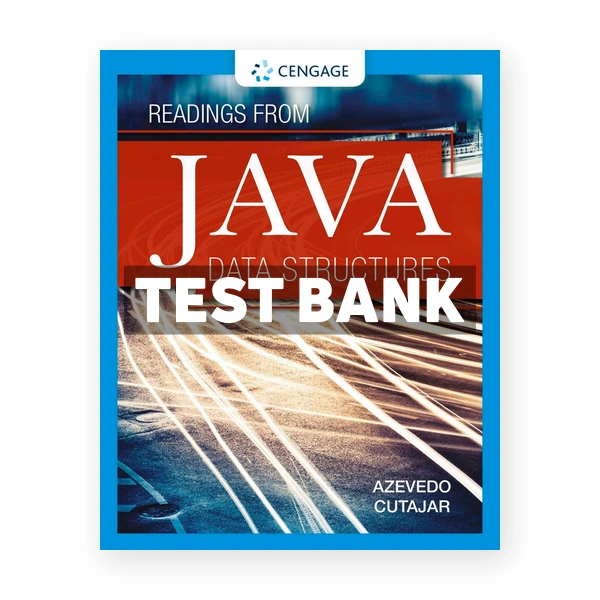 Java Data Structures 1st edition Azevedo Test Bank
