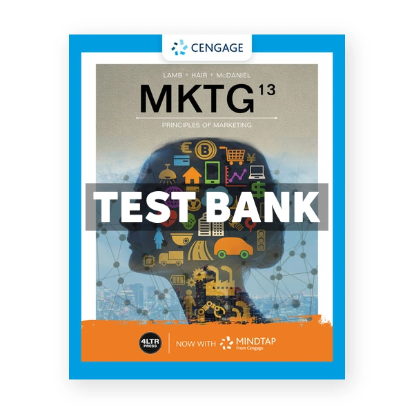 MKTG 13th edition Lamb Test Bank