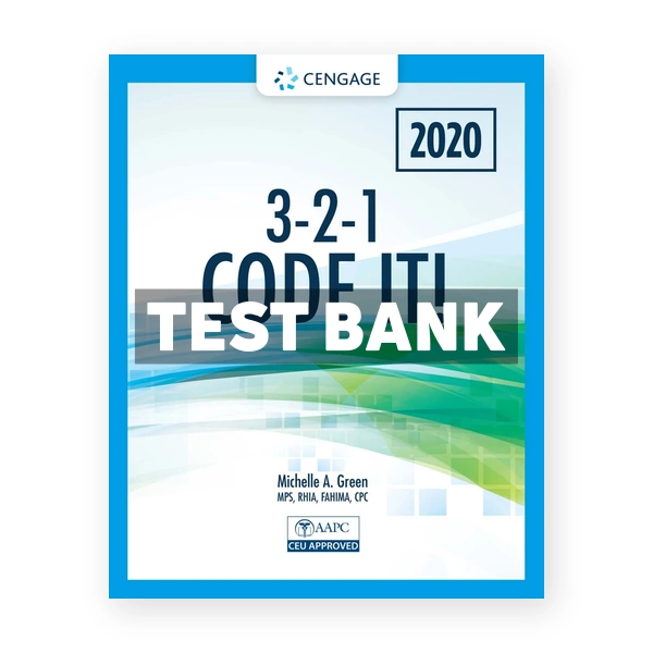 3-2-1 Code It 2020 8th edition Green Test Bank