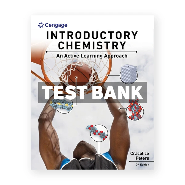 Introductory Chemistry An Active Learning Approach 7th edition Cracolice Test Bank