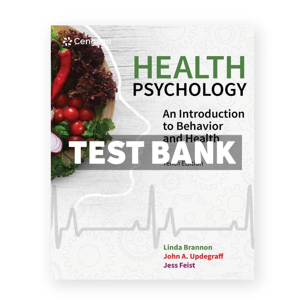 Health Psychology 10th edition Brannon Test Bank