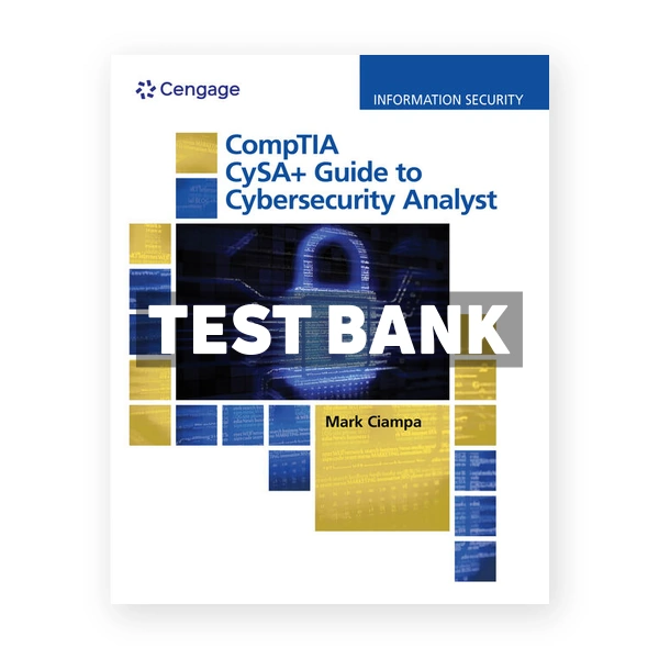 CompTIA CySA 1st edition Ciampa Test Bank