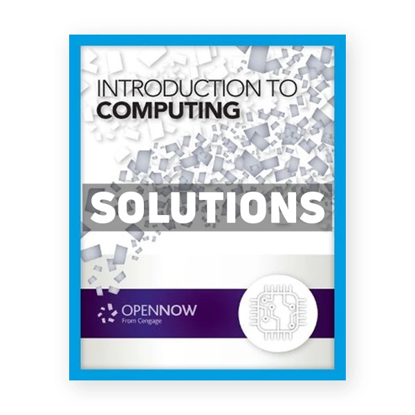 Introduction to Computing 1st edition OpenNow Solutions Manual