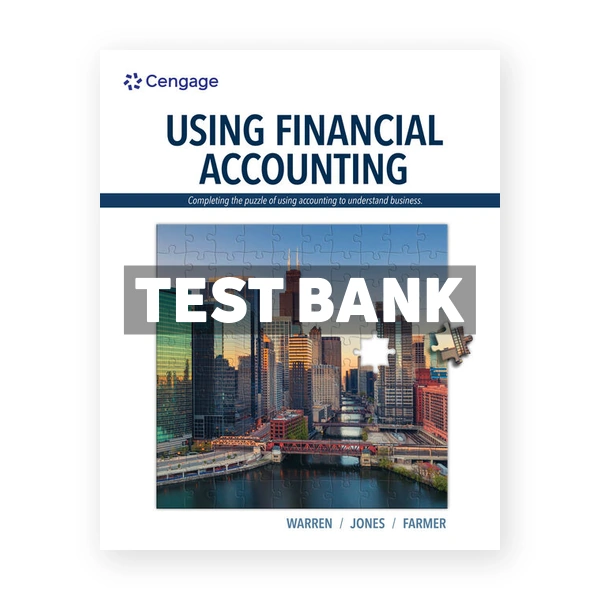 Using Financial Accounting 1st edition Warren Test Bank