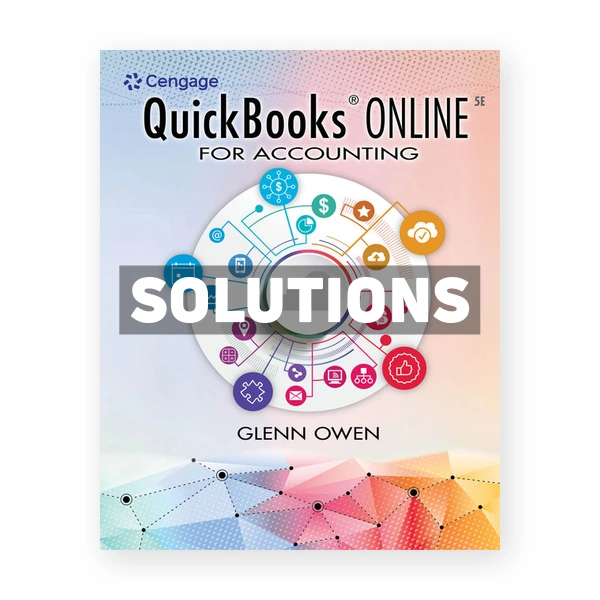 Using QuickBooks Online for Accounting 5th edition Owen Solutions Manual
