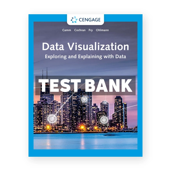 Data Visualization 1st edition Camm Test Bank