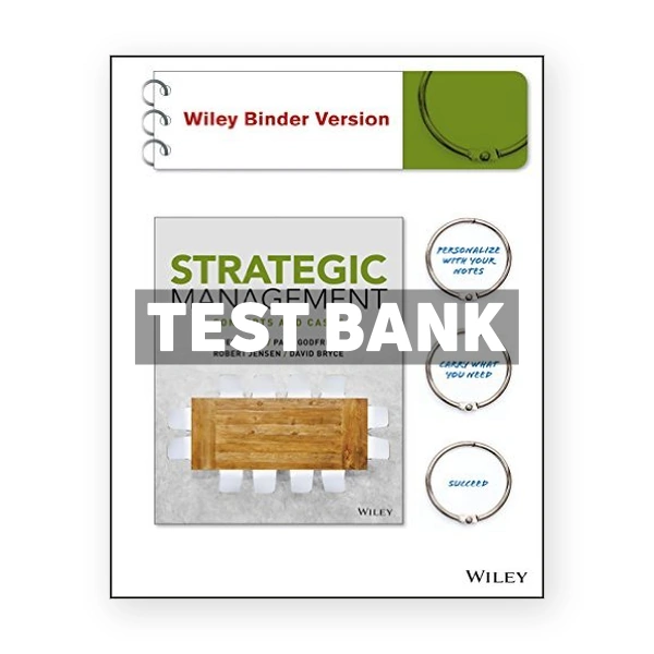 Strategic Management Concepts and Cases 1st edition Dyer Test Bank