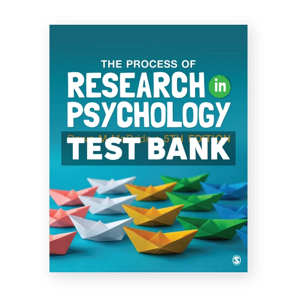 Process of Research in Psychology 5th edition Mcbride Test Bank