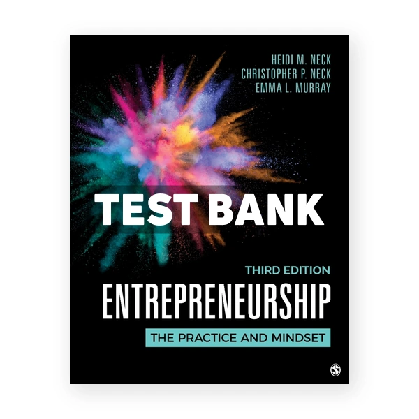 Entrepreneurship 3rd edition Neck Test Bank