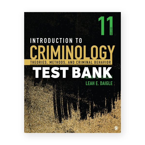 Introduction to Criminology 11th edition Hagan Test Bank