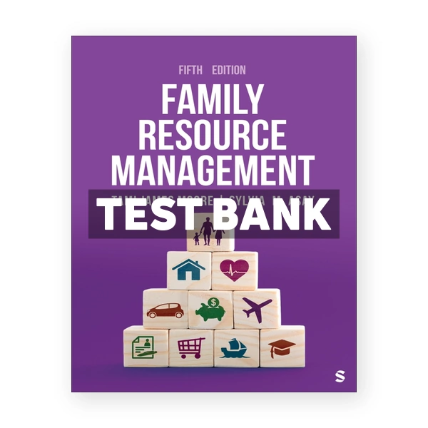 Family Resource Management 5th edition Moore Test Bank