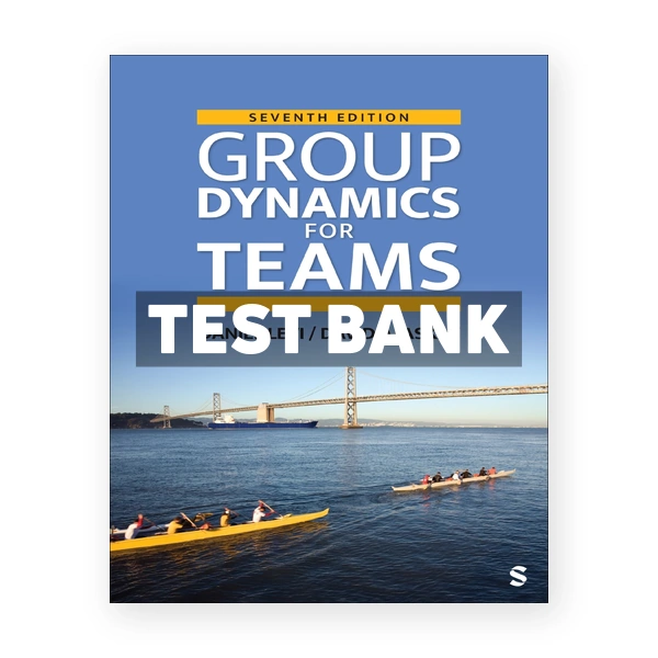 Group Dynamics for Teams 7th edition Levi Test Bank