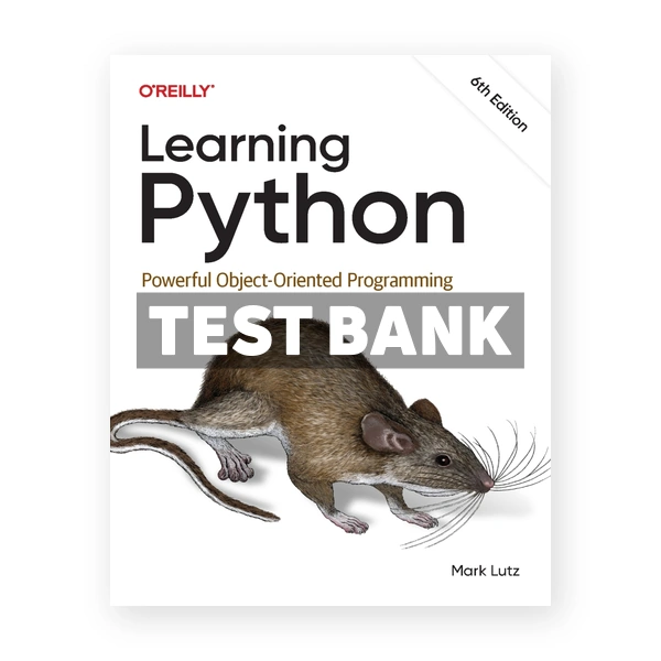 Learning Python 6th edition Lutz Test Bank